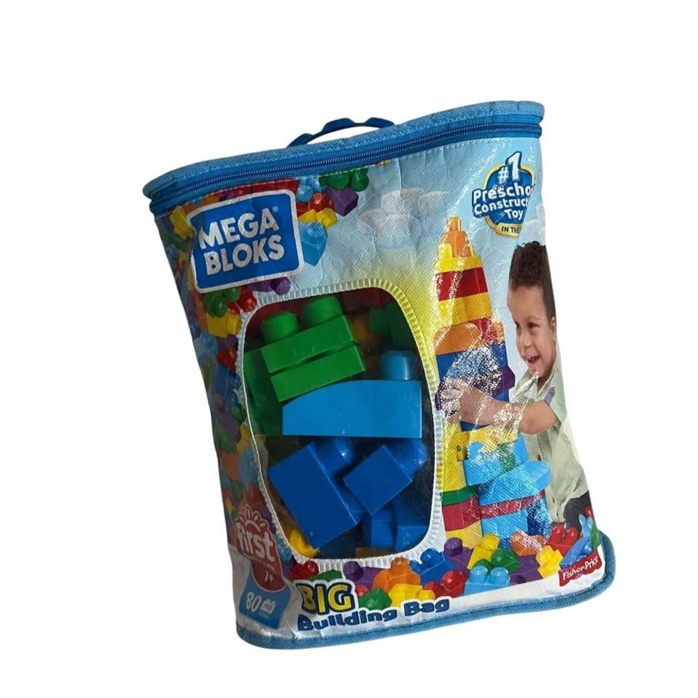 Mega Bloks Big Building Bag Plus More - 108 Blocks